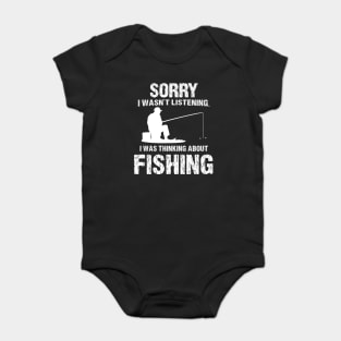 Funny Fishing Bass & Trout Fishing Fisherman Men Women Baby Bodysuit